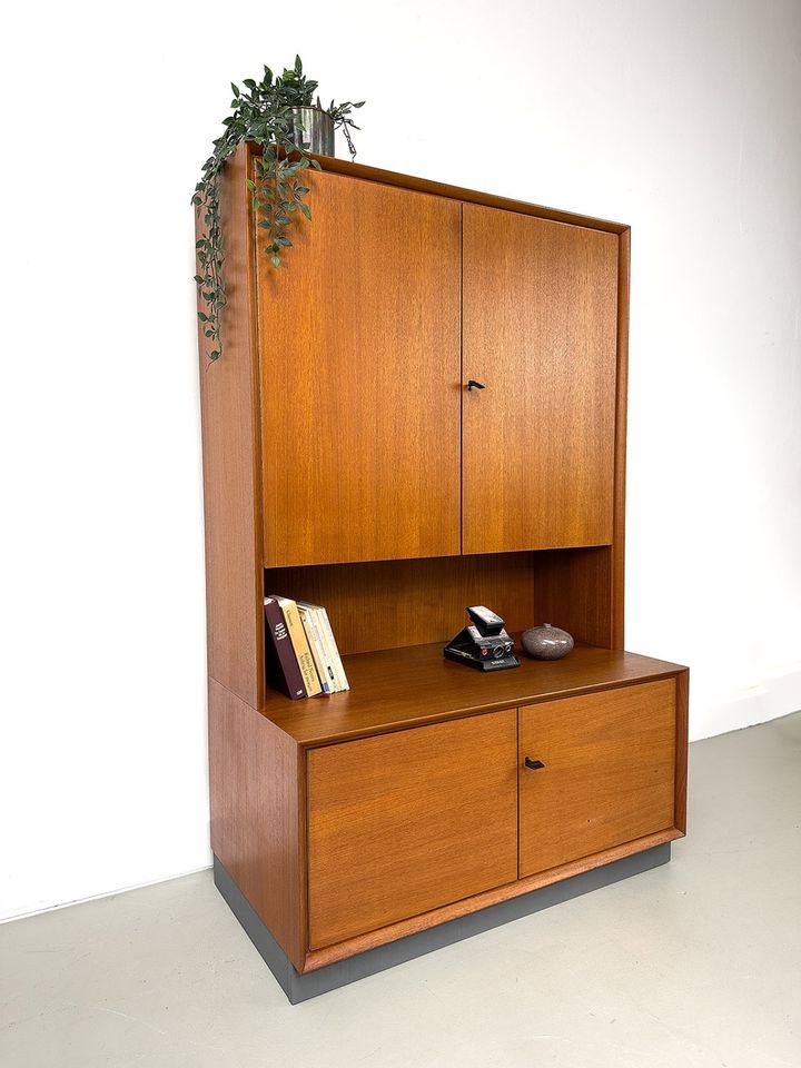 Vintage Teak Schrank Highboard Kommode 60er Sideboard MidCentury in Köln