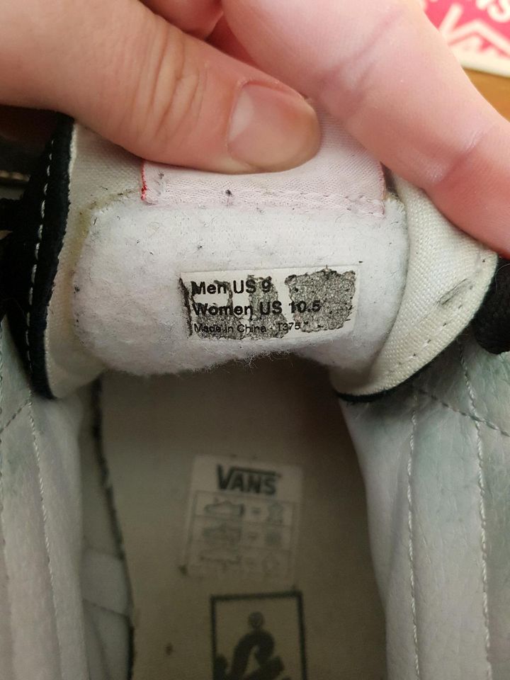 Vans clearance kress white