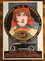 1920 Audi Werke Zwickau Frau mit Kopftuch Poster 59 x 83 cm Hessen - Kassel Vorschau