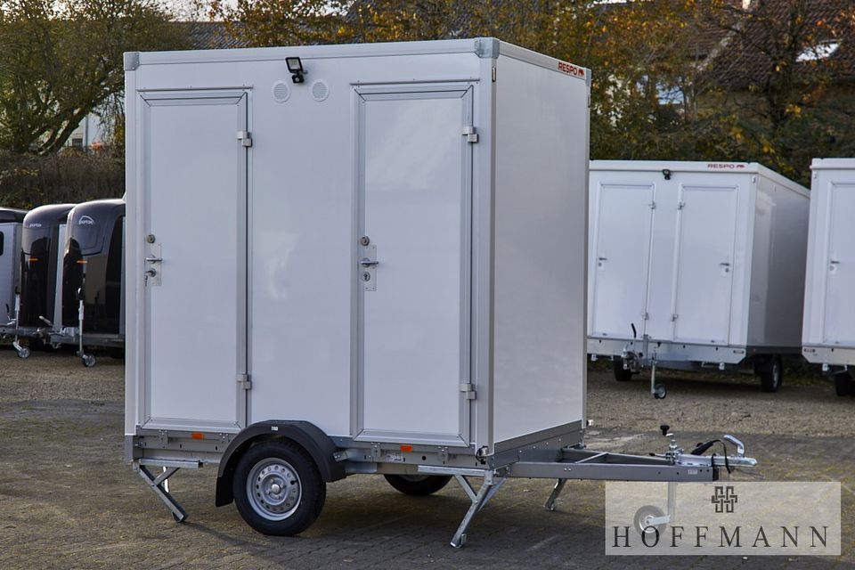 RESPO Anhänger Mobile Doppeltoilette und Wasserspülung in Gindorf