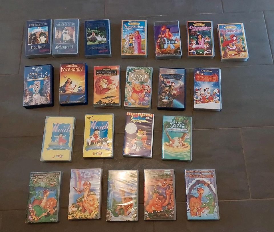 VHS Videokassetten Märchen Disney In einem Land vor unserer Zeit in Arberg