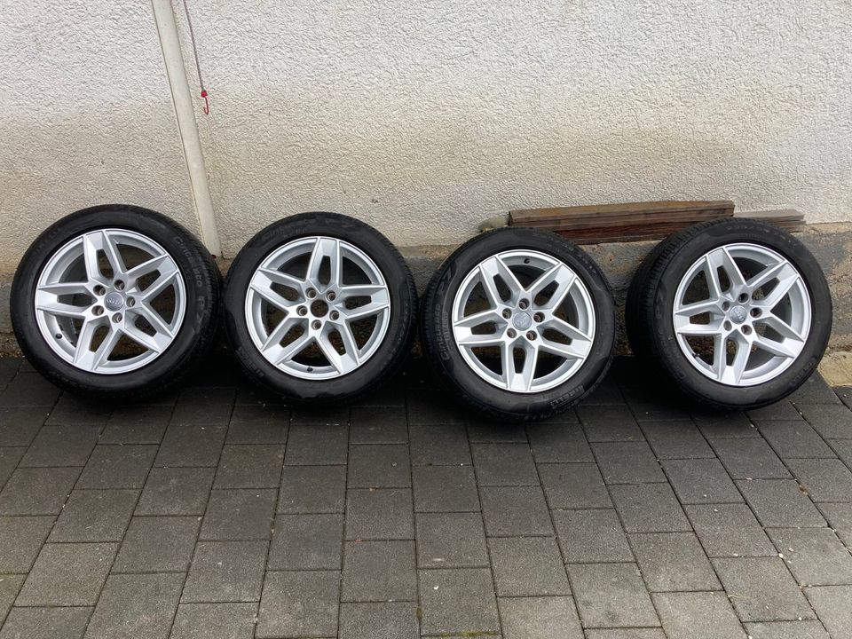 Alufelgensatz AUDI 8W0601025D 7,5x 17 ET38 5x 112 Sommerreifen in Deizisau 