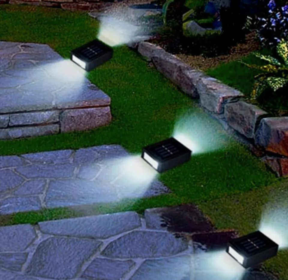 2x LED Solarleuchte Wandleuchte Zaunleuchte Garten Leuchte Außen in Bebra