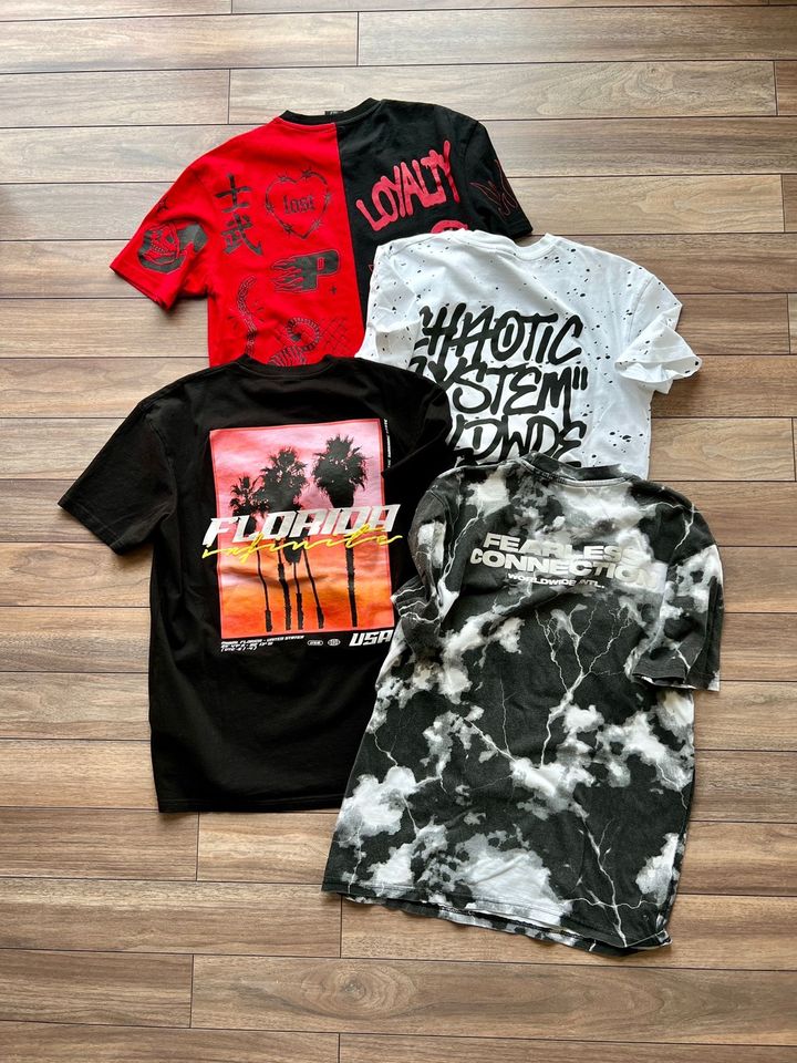 4 T-Shirts Junge New Yorker Gr. XS in Salzgitter