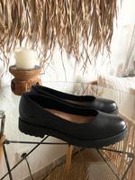 Ballerina Leder schwarz Clarks Neuwertig 39 Schleswig-Holstein - Flensburg Vorschau