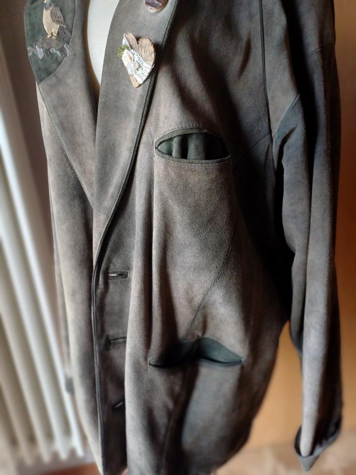 Meindl Hirschleder Trachten Lederjacke-velour  Gr.58        100% in Arnstorf