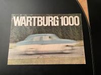 Wartburg 1000 AWE Verkaufsbrochüre Reklame Heft Export DDR Thüringen - Gerstungen Vorschau