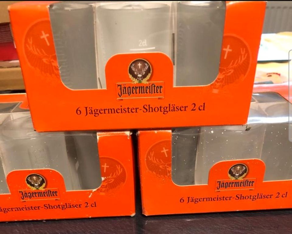 Jägermeister Gläser neu.preis inkl Versand am 02.5.24 in Moers