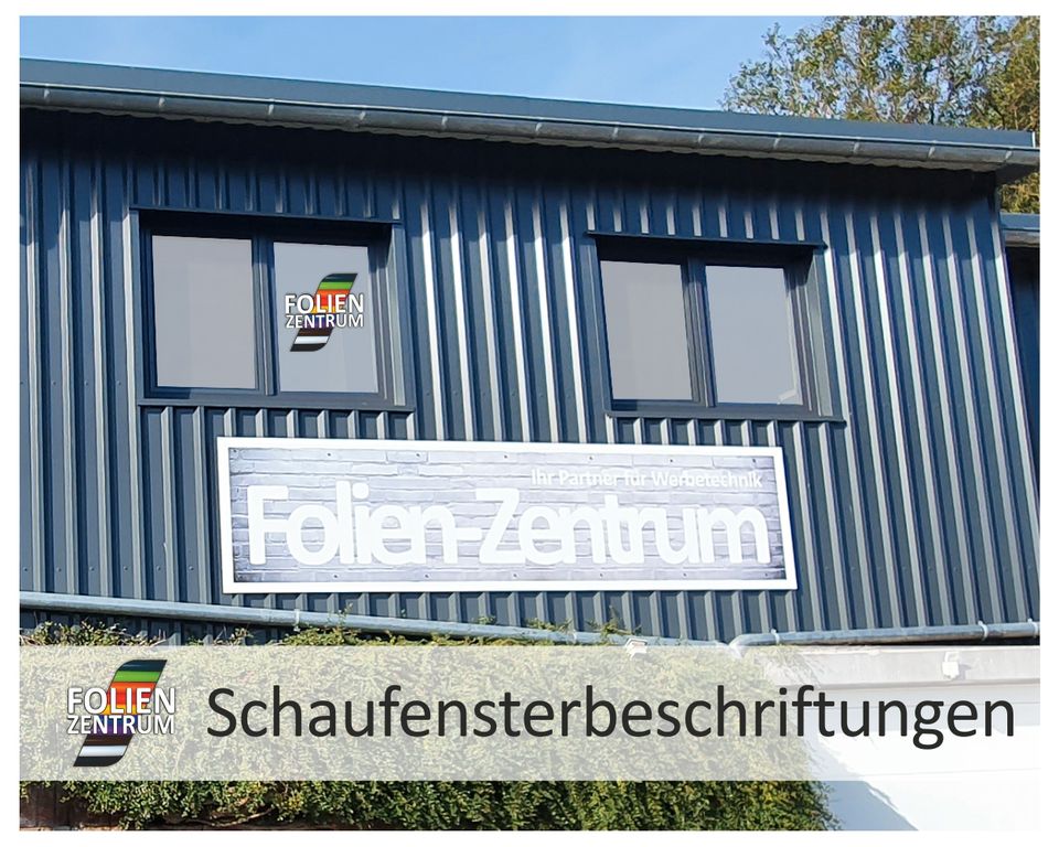 Schaufensterbeschriftung Werbung Schaufensterfolie Werbebeschriftung  Milchglasfolie Logo Glasdekorfolie Sichtschutzfolien Folien in Hessen -  Angelburg