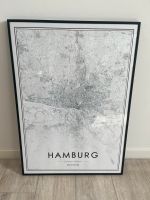 Kunstdruck „Hamburg“ im Rahmen Eimsbüttel - Hamburg Eimsbüttel (Stadtteil) Vorschau