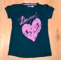 DESIGUAL T-Shirt schwarz Herz Gr. 9 - 10 Jahre 128 134 140 Dresden - Dresden-Plauen Vorschau