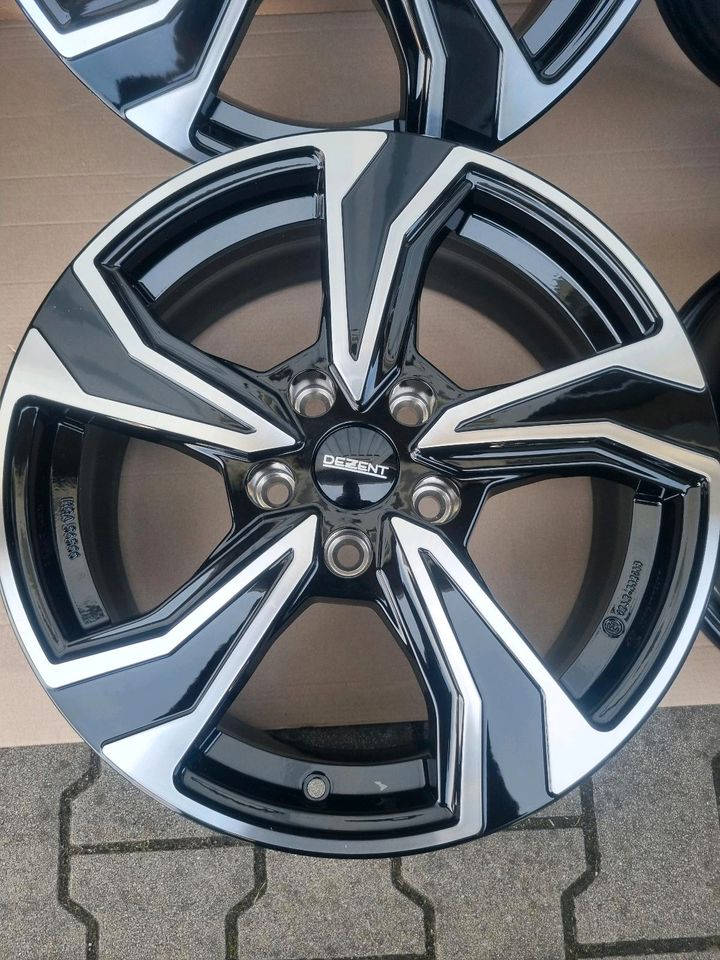 DEZENT KB Dark felgen 7x17zoll et47 5x112lk ml66.6 alufelgen in Weißenfeld