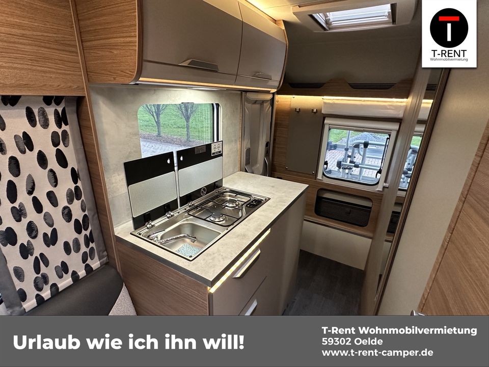 Knaus TOURER VAN 500 LT  Automatik 5,90 m Wohnmobil TV mieten in Oelde