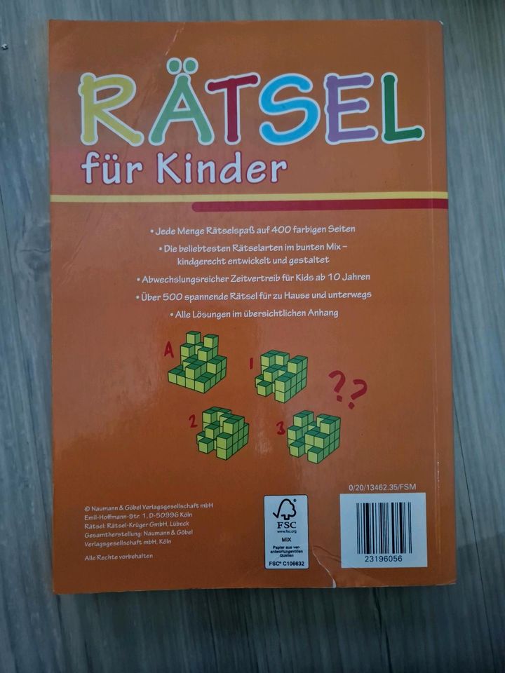 Biete 2× Rätsel Bücher für Kinder an in Rottenburg am Neckar
