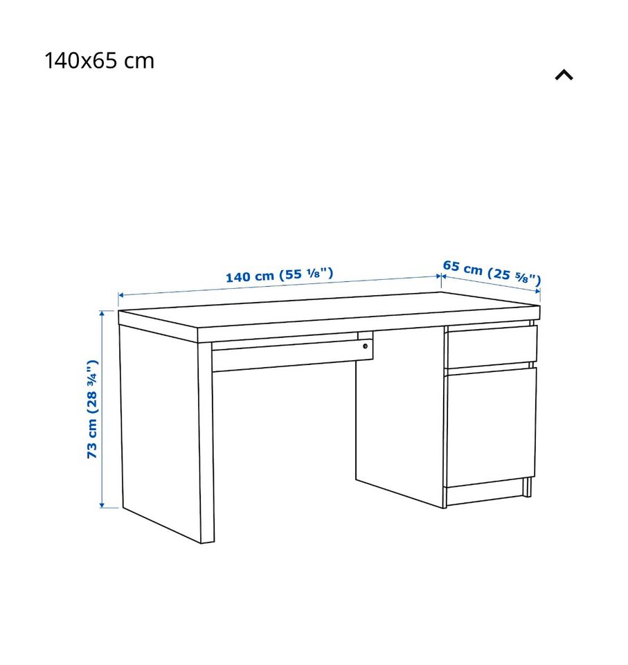 IKEA Schreibtisch Malm in Kirchheim