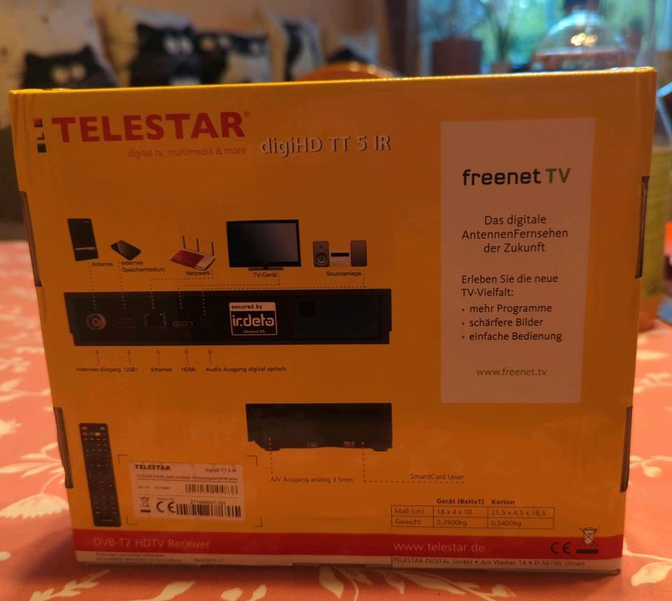 Telestar digiHD TT 5 IR DVB-2 Resiever in Nortorf