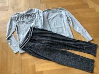 Vingino Schlafanzug lang 1xHose 2xShirts grau Gr.M 134 140 Bayern - Lichtenfels Vorschau