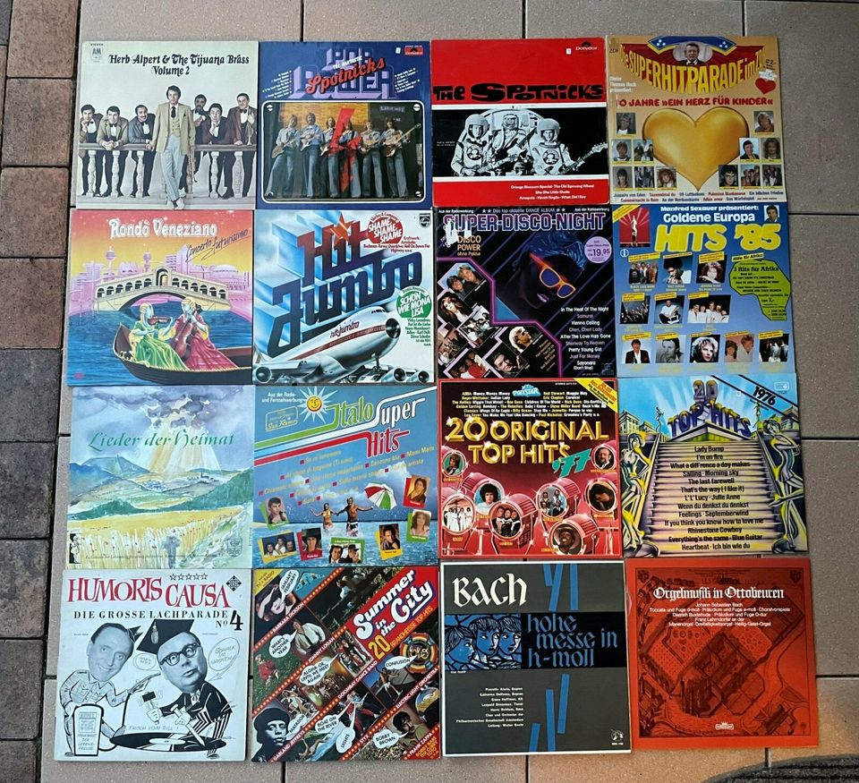 327 Schallplatten LP Vinyl Sammlung in Vallendar