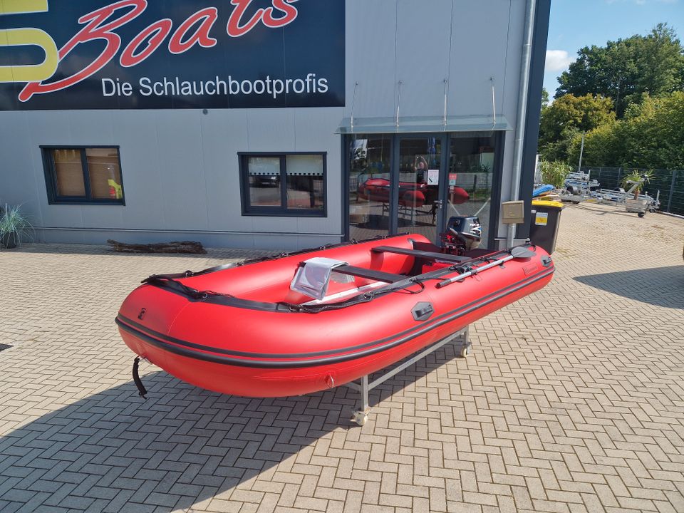 Alles Neu Schlauchboot 4,20m x 1,90m mit15 PS Slipräder Bimni top in Elmenhorst Kr Stormarn