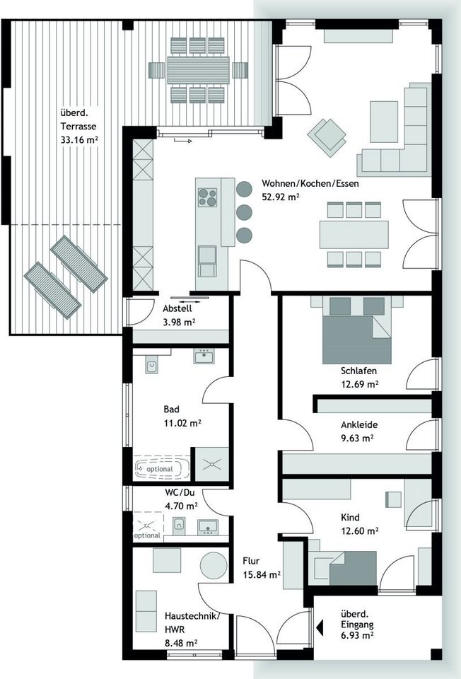 Exklusiver XL Bungalow mit Pultdach für Gartenliebhaber in Kunreuth