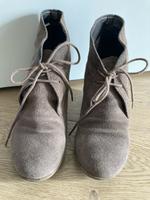 Stiefeletten mit Keilabsatz angerautes Leder Esprit beige 37 Nürnberg (Mittelfr) - Aussenstadt-Sued Vorschau
