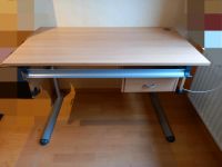 Höhenverstellbarer Schreibtisch mit Schublade Niedersachsen - Braunschweig Vorschau