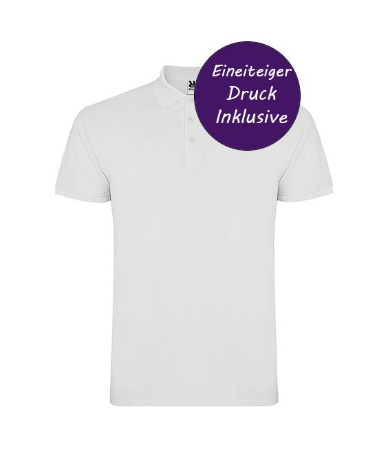 Poloshirt bedrucken mit Foto , Logo, Text oder Wunschmotiv in Binau