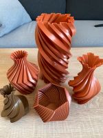 Deko Vasen in Spiral Design - braun - Blumenwasen Baden-Württemberg - Neuenstadt Vorschau