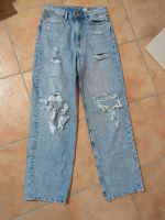 H&M Loose Straight high waist Jeans Gr 36 Bayern - Germering Vorschau