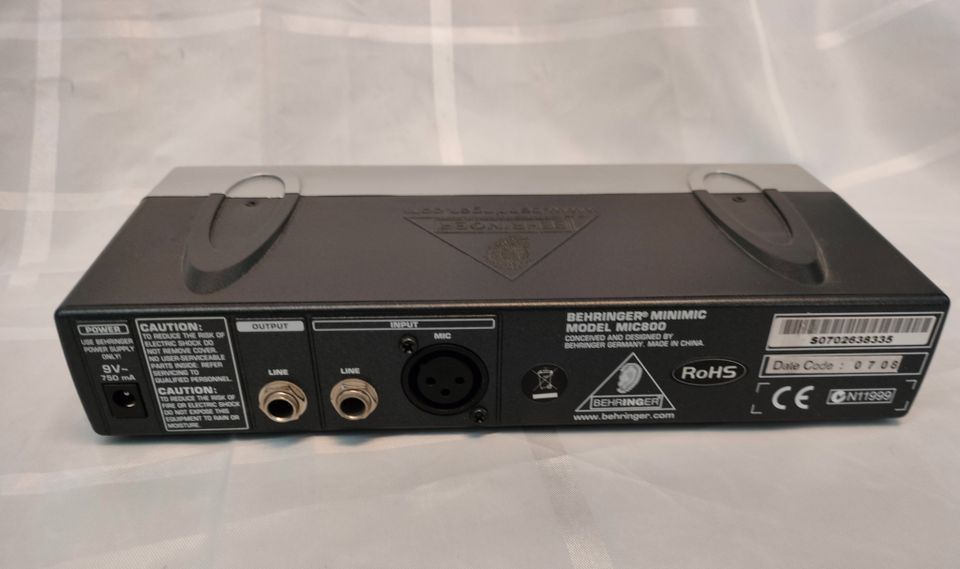 Behringer MIC800 Mikrofon Modeling Preamp in Nürnberg (Mittelfr)