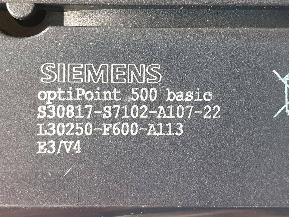 Siemens optiPoint 500 basic +  key module in Hohenstein-Ernstthal