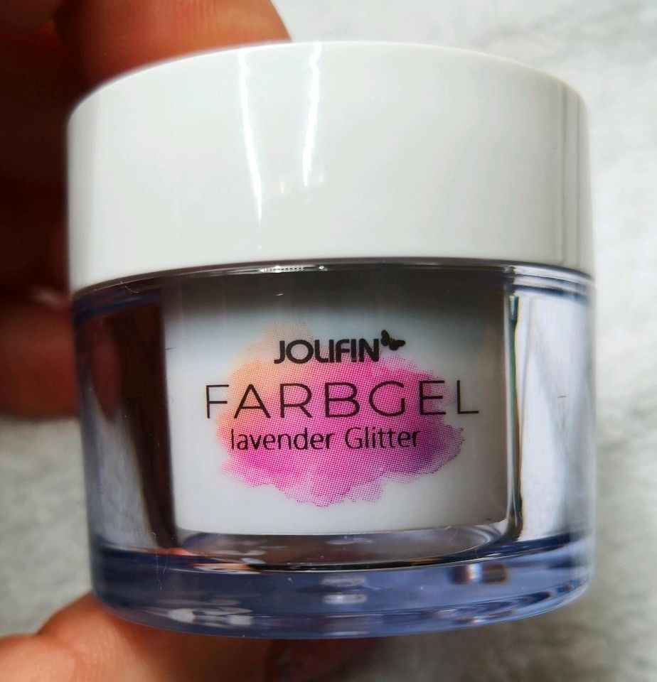 Jolifin Laveni Farbgel Lavender Glitter in Gelsenkirchen