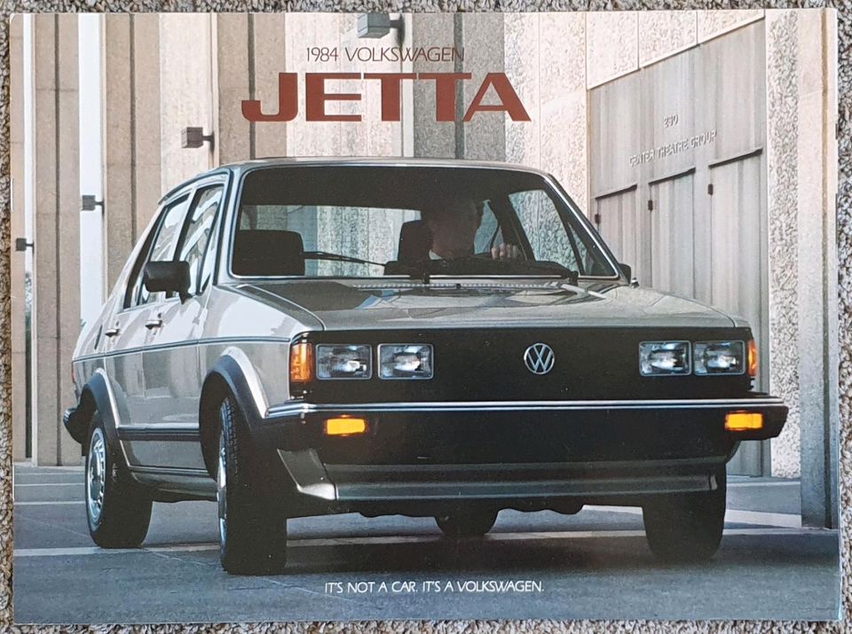 Prospekt VW Jetta 1984 USA in Mönchengladbach
