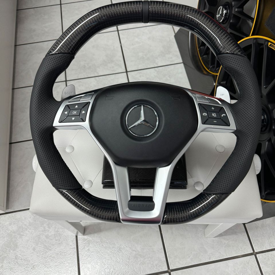 Mercedes Benz Sport Carbon AMG E63 C63 SL63 SLK55 A45 Lenkrad neu in München