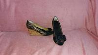 Sandalen Peeptoes Keilabsatz Spitze Damen Gr 40 Rostock - Reutershagen Vorschau
