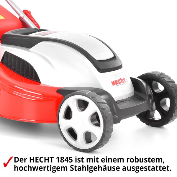 Elektro Rasenmäher Hecht Mulcher Motor Hand Mulch 46 cm Schnittbreite 1800 Watt VB in Greven