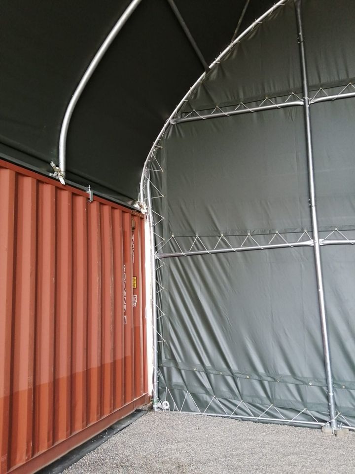 Containerüberdachung 12x10m , Rundbogenhalle in Geilenkirchen