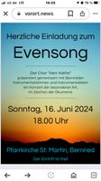 Chor „Herr Käthe“ - Evensong Bayern - Tutzing Vorschau