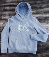 Hoodie Kapuzenpullover von L.O.G.G. Gr. S mit Glitzermotiv " M " Saarland - Ottweiler Vorschau