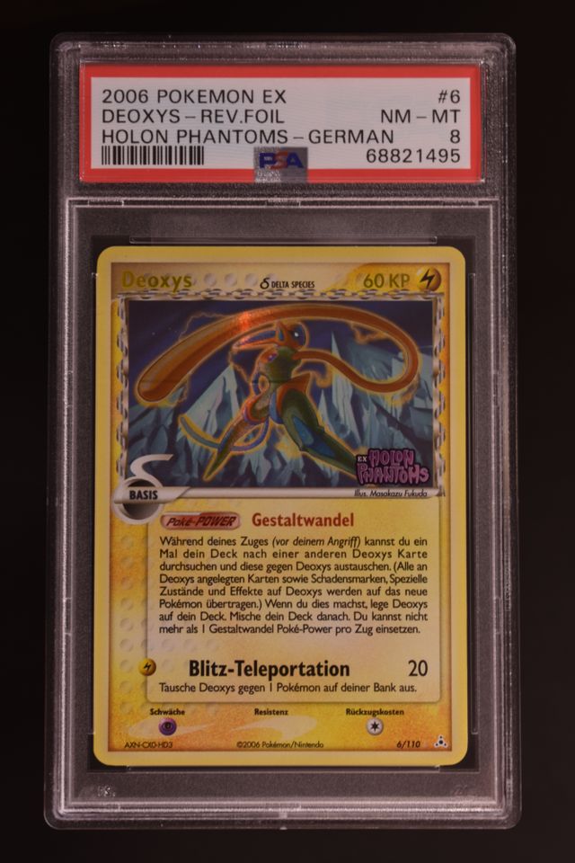 Pokemon - Deoxys Reverse mit Stamp Holon Phantom - PSA 8 Pokémon in Köln