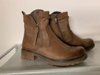 Stiefeletten braun Tamaris Leder echtleder 37 Stiefel Hamburg-Nord - Hamburg Groß Borstel Vorschau