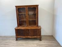 #A DDR Vitrinenschrank Dessau Weinhold Barock Stil Glasvitrine Sachsen - Burgstädt Vorschau