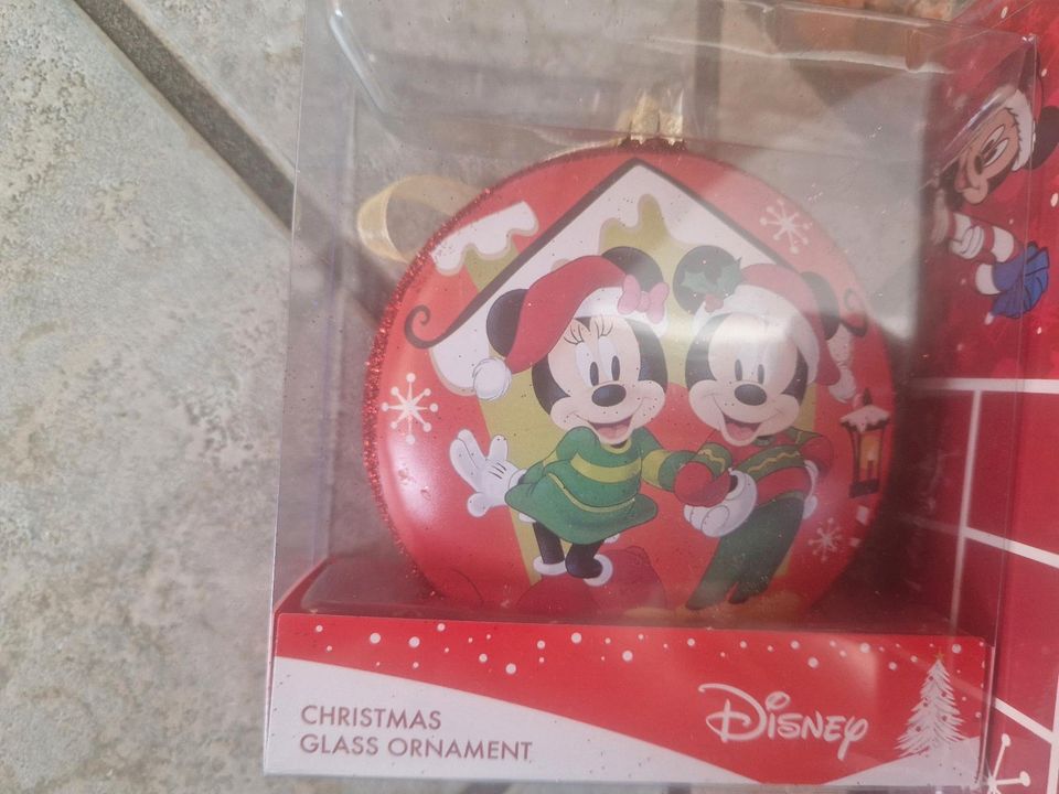 Original Disney Kugel 2 aus Glas und das 4er Pack aus Plastik in Köln