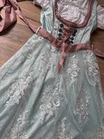Neu Dirndl Kleid Oktoberfest Türkis Bluse Carmenbluse XS 34 midi Sachsen - Burgstädt Vorschau