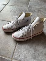 Converse " All Star " in Leder Größe 37 in weiß. Niedersachsen - Oederquart Vorschau