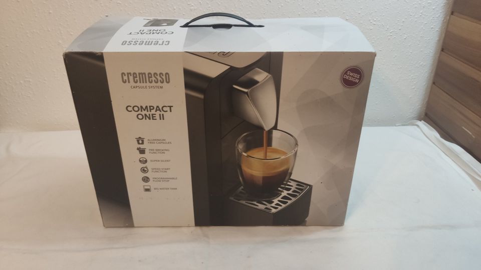 Cremesso Compact One 2, Kapselmaschine, Kaffeemaschine Camping in Vilsbiburg