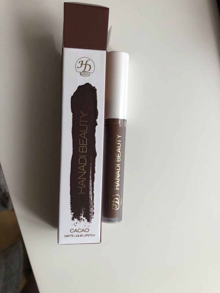 Hanadi Beauty Liquid Lipstick Cacao Neu unbenutzt Beauty in Linden