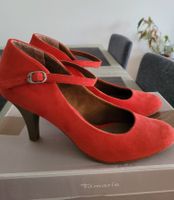 Tamaris Heels Rot, Velours, mit hübscher Schnalle, Gr. 39 Wiesbaden - Mainz-Kastel Vorschau