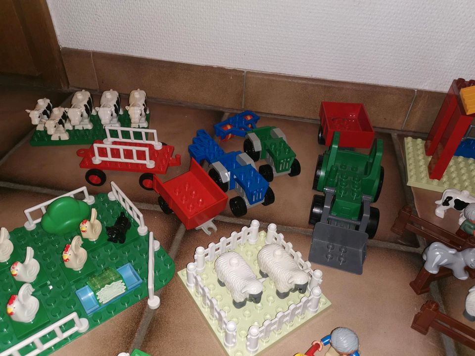 Duplo 4686 Kleiner Bauernhof+ 5645 Quad+ Zubebör Traktor Tiere in Geilenkirchen