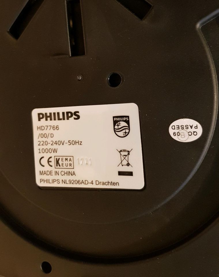 Kaffeemaschine mit Mahlwerk Philipps HD7766 Grind & Brew Filter in Pfronten